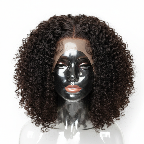 Black Women's Curly Lace Front Wig